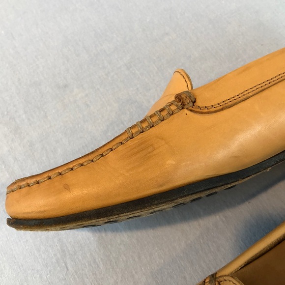 Tods Tan Gommino Leather Driving Loafers - Picture 10 of 10